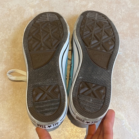 Sky Blue Converse Size 6 Women’s / 4 Men’s - Picture 7 of 8
